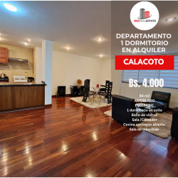 DEPARTAMENTO DE 1 DORMITORIO EN ALQUILER- CALACOTO