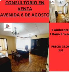 Consultorio en Venta (Av. 6 de agosto)
