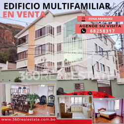 EDIFICIO MULTIFAMILIAR EN VENTA URBANIZACIÓN ARANJUEZ