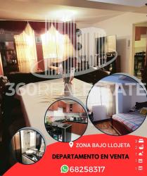 HERMOSO DEPARTAMENTO EN VENTA ZONA BAJO LLOJETA