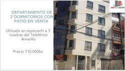 Departamento de 2 dormitorios en venta en Sopocachi