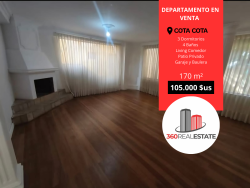 DEPARTAMENTO EN VENTA EN COTA COTA
